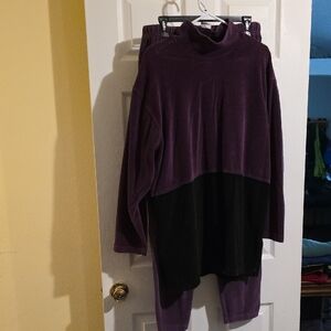 White Stag Purple and Black Track Pants & Joggers